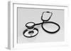 Image of Stethoscope-null-Framed Premium Giclee Print