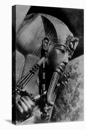 Image of the Head of the Outer Coffin of Tutankhamen, Ancient Egyptian Pharaoh-null-Stretched Canvas