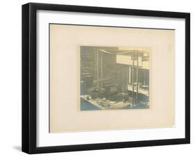 Image of the Stage, at the Royal Institution, Just Prior to Tesla Giving His Lecture in 1892-null-Framed Giclee Print