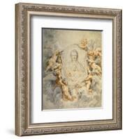 Image of the Virgin Portrayed with Angels-Peter Paul Rubens-Framed Art Print