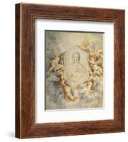 Image of the Virgin Portrayed with Angels-Peter Paul Rubens-Framed Art Print