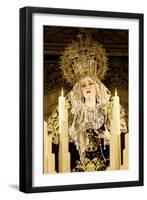 Image of Virgin Mary on Float (Pasos) Carried During Semana Santa (Holy Week)-Stuart Black-Framed Photographic Print