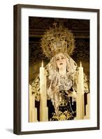 Image of Virgin Mary on Float (Pasos) Carried During Semana Santa (Holy Week)-Stuart Black-Framed Photographic Print