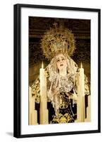 Image of Virgin Mary on Float (Pasos) Carried During Semana Santa (Holy Week)-Stuart Black-Framed Photographic Print