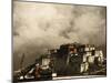 Image Taken in 2006 and Partially Toned, Dramatic Clouds Building Behind the Potala Palace, Tibet-Don Smith-Mounted Photographic Print