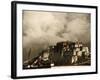 Image Taken in 2006 and Partially Toned, Dramatic Clouds Building Behind the Potala Palace, Tibet-Don Smith-Framed Photographic Print