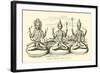 Images of Brahma, Vishnu, and Siva-null-Framed Giclee Print