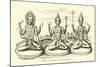 Images of Brahma, Vishnu, and Siva-null-Mounted Giclee Print