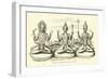 Images of Brahma, Vishnu, and Siva-null-Framed Giclee Print