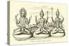 Images of Brahma, Vishnu, and Siva-null-Stretched Canvas