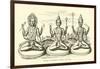 Images of Brahma, Vishnu, and Siva-null-Framed Giclee Print