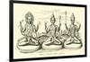 Images of Brahma, Vishnu, and Siva-null-Framed Giclee Print