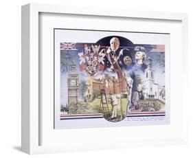 Images Relating to Winston Churchill Memorial Library, St Mary Aldermanbury, London, 1989-null-Framed Giclee Print