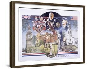 Images Relating to Winston Churchill Memorial Library, St Mary Aldermanbury, London, 1989-null-Framed Giclee Print