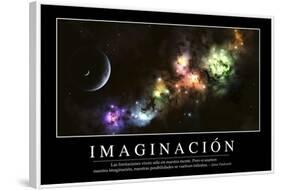 Imaginación. Cita Inspiradora Y Póster Motivacional-null-Framed Photographic Print