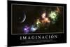 Imaginación. Cita Inspiradora Y Póster Motivacional-null-Mounted Photographic Print