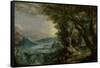 Imaginary Landscape, after 1600-Jan Brueghel-Framed Stretched Canvas