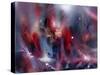 Imaginary Landscape Red 18-RUNA-Stretched Canvas