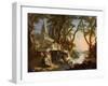 Imaginary Landscape: the River-Jacques, de Lajoue-Framed Giclee Print