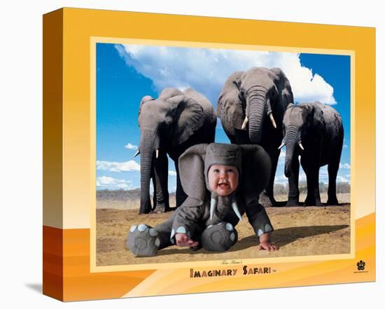 Imaginary Safari, Elephant-Tom Arma-Stretched Canvas