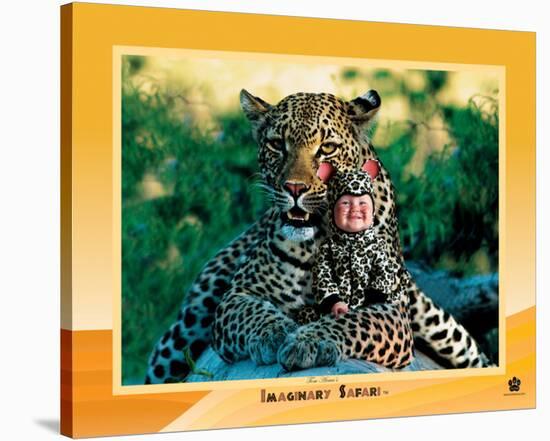 Imaginary Safari, Leopard-Tom Arma-Stretched Canvas