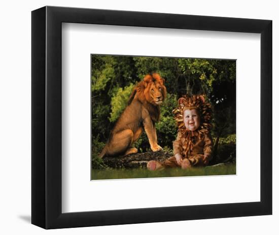 Imaginary Safari, Lion-Tom Arma-Framed Art Print