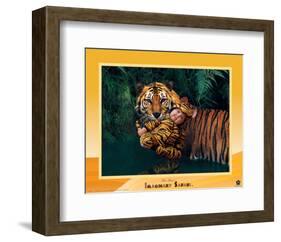 Imaginary Safari, Tiger-Tom Arma-Framed Art Print