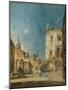 Imaginary View of a Venetian Square or Campo, c.1780-Francesco Guardi-Mounted Giclee Print