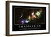 Imagination: Citation Et Affiche D'Inspiration Et Motivation-null-Framed Premium Photographic Print