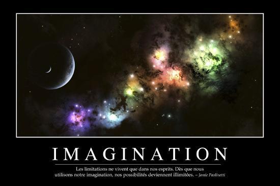 Imagination Citation Et Affiche D Inspiration Et Motivation Photographic Print Allposters Com
