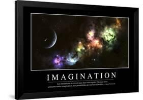 Imagination: Citation Et Affiche D'Inspiration Et Motivation-null-Framed Photographic Print