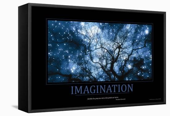 Imagination (French Translation)-null-Framed Stretched Canvas