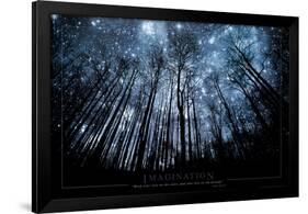 Imagination Keep Your Eyes on the Stars and Your Feet on the Ground-null-Framed Poster