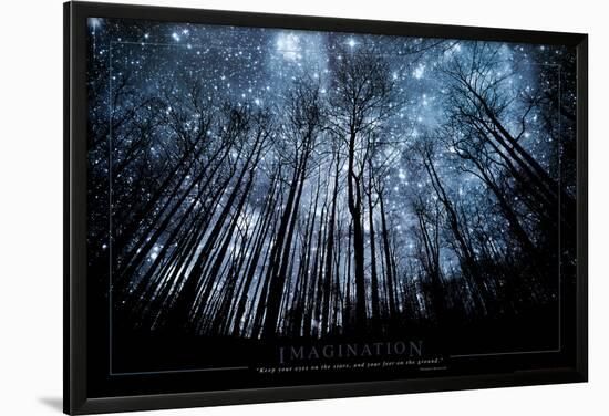 Imagination Keep Your Eyes on the Stars and Your Feet on the Ground-null-Lamina Framed Poster