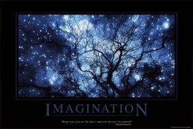 Imagination-null-Lamina Framed Poster