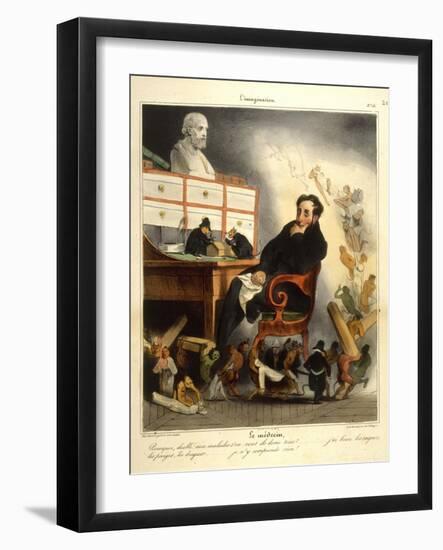 Imagination-Honore Daumier-Framed Giclee Print