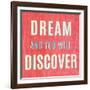 Imagine Believe Dream I-SD Graphics Studio-Framed Art Print