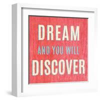 Imagine Believe Dream I-SD Graphics Studio-Framed Art Print