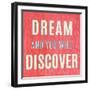 Imagine Believe Dream I-SD Graphics Studio-Framed Art Print