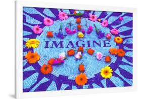 Imagine - Blacklight-null-Framed Blacklight Poster