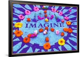 Imagine - Blacklight-null-Framed Blacklight Poster