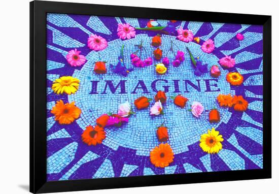 Imagine - Blacklight-null-Framed Blacklight Poster