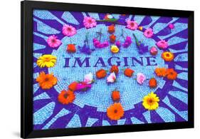 Imagine - Blacklight-null-Framed Blacklight Poster