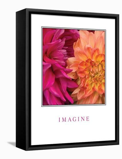 Imagine Flowers-Maureen Love-Framed Stretched Canvas