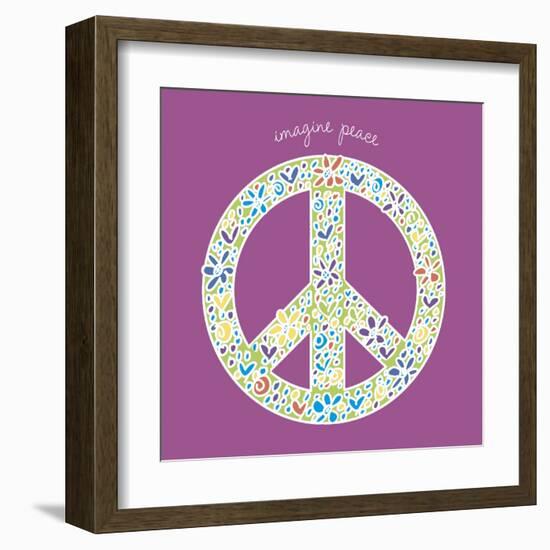 Imagine Peace-Erin Clark-Framed Art Print