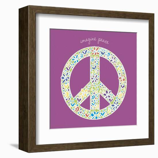 Imagine Peace-Erin Clark-Framed Art Print