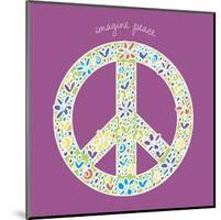 Imagine Peace-Erin Clark-Mounted Art Print