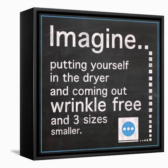 Imagine The Dryer-Lauren Gibbons-Framed Stretched Canvas