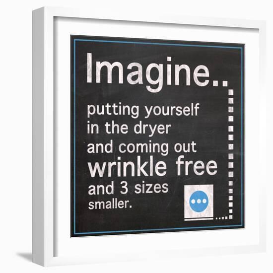 Imagine The Dryer-Lauren Gibbons-Framed Art Print