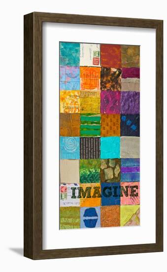 Imagine-null-Framed Art Print